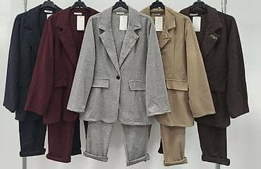 Ženski komplet – sako i pantalone - Kroj: klasičan sako sa reverima na lalafo.rs — 1 Ženski komplet – sako i pantalone - Kroj: klasičan sako sa reverima — 1