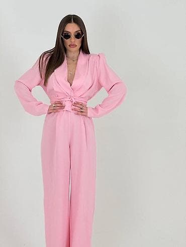 🔥Elegantni ženski kombinezon sa džemper-kragnom (šal kragna) i dugim na lalafo.rs — 2 🔥Elegantni ženski kombinezon sa džemper-kragnom (šal kragna) i dugim — 2