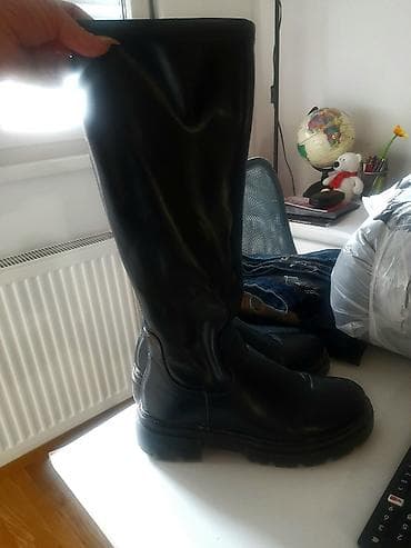 High boots, 38.5, color - Black at lalafo.rs — 2 High boots, 38.5, color - Black — 2