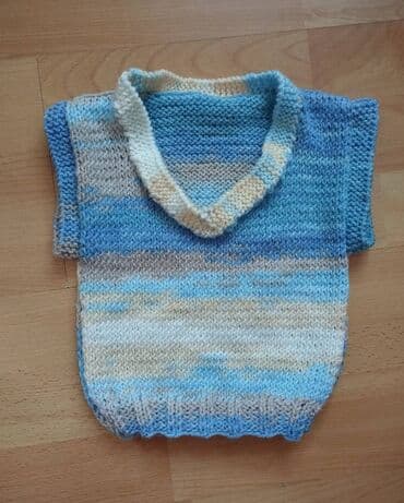 Suknje: Prsluk novi dečiji ručno pleteni vel 2, obim ispod pazuha 44 cm na lalafo.rs — 5 Suknje: Prsluk novi dečiji ručno pleteni vel 2, obim ispod pazuha 44 cm — 5