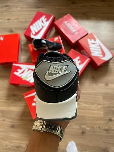 Nike Air Max patike – crno/sivo/belo izdanje - Model: Nike Air Max na lalafo.rs — 2 Nike Air Max patike – crno/sivo/belo izdanje - Model: Nike Air Max — 2