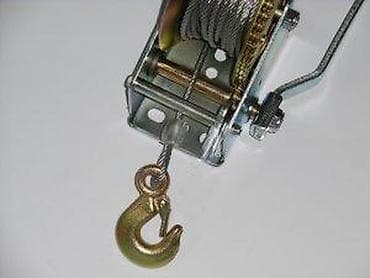 Pneumatski alati i kompresori: Ručni vitlo sa sajlom i kukom - Tip: mehanički ručni vitlo sa na lalafo.rs — 10 Pneumatski alati i kompresori: Ručni vitlo sa sajlom i kukom - Tip: mehanički ručni vitlo sa — 10