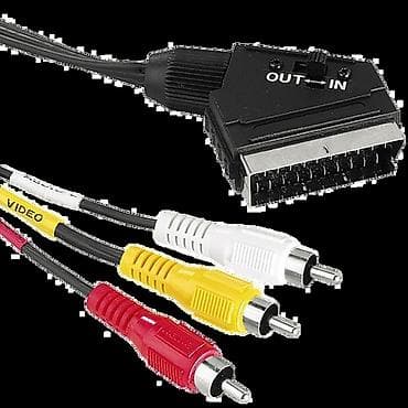 Kabel SCART na 3 CINCH/RCA (video i 2 x audio), dužina kabla 1,5met na lalafo.rs Kabel SCART na 3 CINCH/RCA (video i 2 x audio), dužina kabla 1,5met