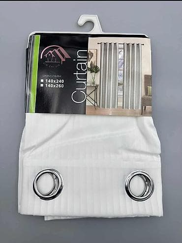 Zavese sa karikama – dimenzije 140 x 260 cm (na jednoj fotografiji na lalafo.rs — 3 Zavese sa karikama – dimenzije 140 x 260 cm (na jednoj fotografiji — 3