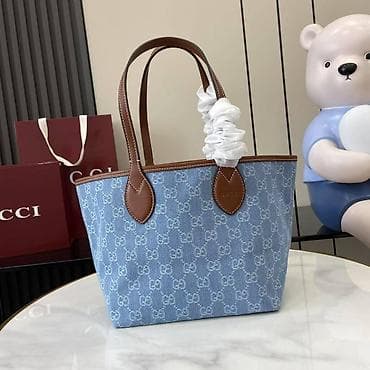 GUCCI tote torba – svetloplava džins monogram platna sa detaljima od at lalafo.rs — 1 GUCCI tote torba – svetloplava džins monogram platna sa detaljima od — 1