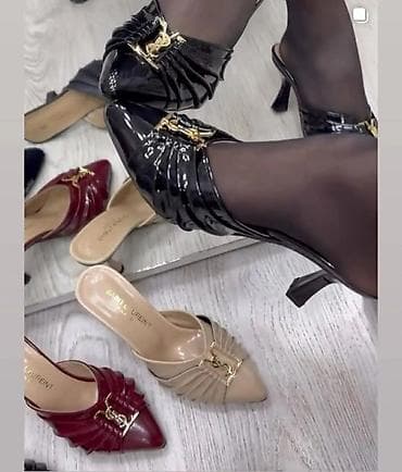 Elegantne ženske klompe/sabo sandale sa potpeticom, špicastog vrha na lalafo.rs — 5 Elegantne ženske klompe/sabo sandale sa potpeticom, špicastog vrha — 5