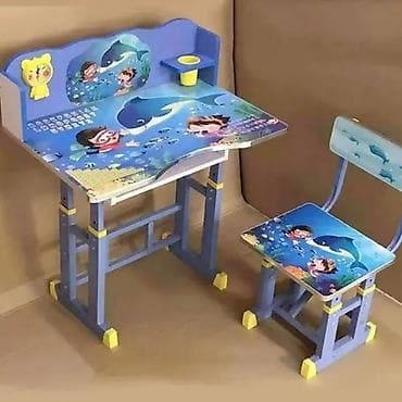 Dečiji set – podesivi radni sto sa stolicom - Namenjen za decu za na lalafo.rs — 1 Dečiji set – podesivi radni sto sa stolicom - Namenjen za decu za — 1