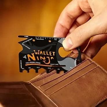 Wallet Ninja – multifunkcionalni alat u formi kartice za novčanik. - na lalafo.rs Wallet Ninja – multifunkcionalni alat u formi kartice za novčanik. -