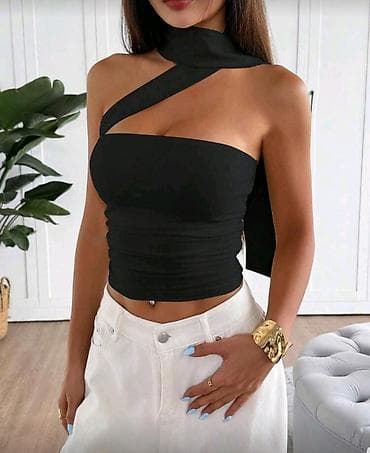 Women's Clothing: Majica top sa trakom koja se obavija oko vrata.Sa at lalafo.rs — 3 Women's Clothing: Majica top sa trakom koja se obavija oko vrata.Sa — 3