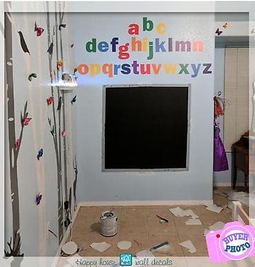 Zidne nalepnice – Šareni alfabet za dečiju sobu - Komplet edukativnih na lalafo.rs — 5 Zidne nalepnice – Šareni alfabet za dečiju sobu - Komplet edukativnih — 5