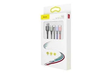 Mobile Phones & Accessories: Baseus 3-u-1 USB kabl za punjenje i prenos podataka - Višenamenski at lalafo.rs — 3 Mobile Phones & Accessories: Baseus 3-u-1 USB kabl za punjenje i prenos podataka - Višenamenski — 3