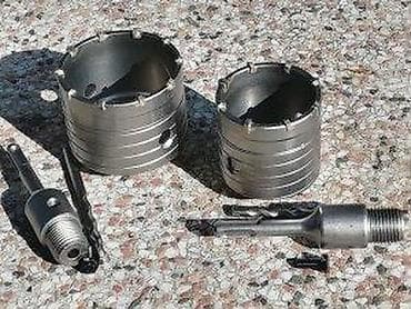 Set za krunasto bušenje betona i zidanih materijala - Dve krune za na lalafo.rs Set za krunasto bušenje betona i zidanih materijala - Dve krune za