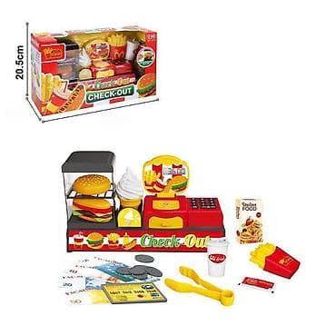 Dečiji set za igru „Check-Out” – mini fast‑food kasa sa dodacima - na lalafo.rs Dečiji set za igru „Check-Out” – mini fast‑food kasa sa dodacima -