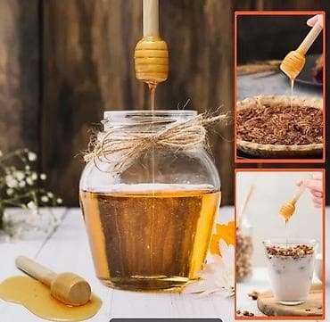 cepaci za drva: Drvene kašičice za med – mini “honey dipper” štapići - Materijal na lalafo.rs — 6 cepaci za drva: Drvene kašičice za med – mini “honey dipper” štapići - Materijal — 6