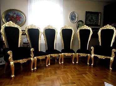 Postolja za stolove: Stilske trpezarijske stolice,sto,Roma,puno drvo.Novo na lalafo.rs — 1 Postolja za stolove: Stilske trpezarijske stolice,sto,Roma,puno drvo.Novo — 1