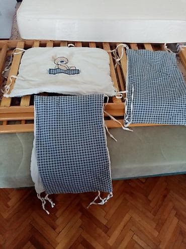 Krevetac +dusek+ogradica + carsav sa lastisem sve spakovano dusek ima na lalafo.rs — 4 Krevetac +dusek+ogradica + carsav sa lastisem sve spakovano dusek ima — 4