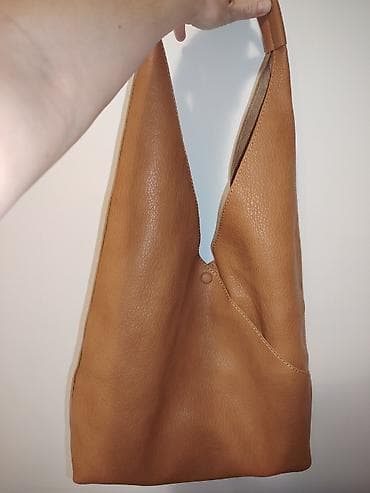 Ženska torba – set 2 u 1, bež/karamel boja - Materijal: meka eko koža na lalafo.rs — 3 Ženska torba – set 2 u 1, bež/karamel boja - Materijal: meka eko koža — 3