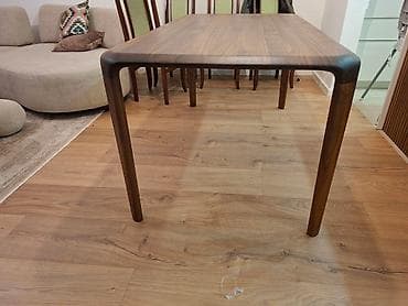 Trpezarijski sto od punog drveta oraha - Materijal: masivni orah na lalafo.rs — 1 Trpezarijski sto od punog drveta oraha - Materijal: masivni orah — 1