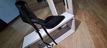 Crne ženske salonke sa visokom štiklom i kaišem oko članka - Model na lalafo.rs — 4 Crne ženske salonke sa visokom štiklom i kaišem oko članka - Model — 4