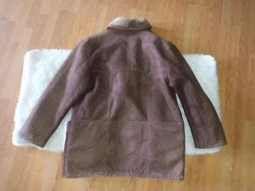 Muški kožni kaput sa krznom (shearling) - Materijal: prirodna koža na lalafo.rs — 4 Muški kožni kaput sa krznom (shearling) - Materijal: prirodna koža — 4