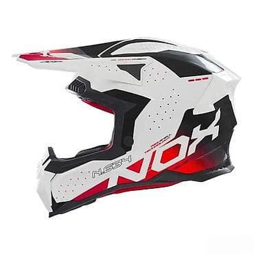 Oprema za bicikliste: NOX N634 off-road/mx kaciga – bela/crna/crvena grafika - Tip na lalafo.rs — 1 Oprema za bicikliste: NOX N634 off-road/mx kaciga – bela/crna/crvena grafika - Tip — 1