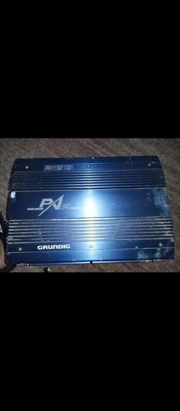 GRUNDIG PA240 – auto pojačalo - Model: PA240 Power Amplifier - Brend na lalafo.rs GRUNDIG PA240 – auto pojačalo - Model: PA240 Power Amplifier - Brend