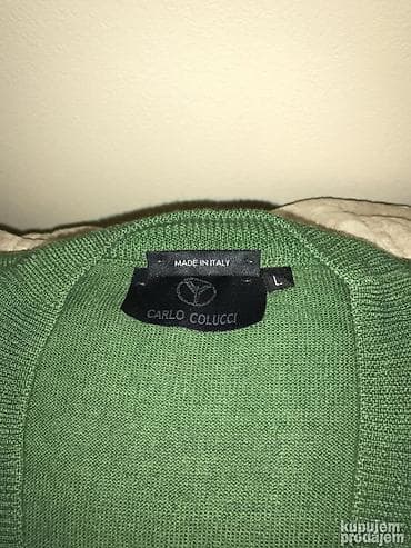 Original Carlo Colucci dzemper L NOV 50%merino wolle 50% acrilico na lalafo.rs — 2 Original Carlo Colucci dzemper L NOV 50%merino wolle 50% acrilico — 2