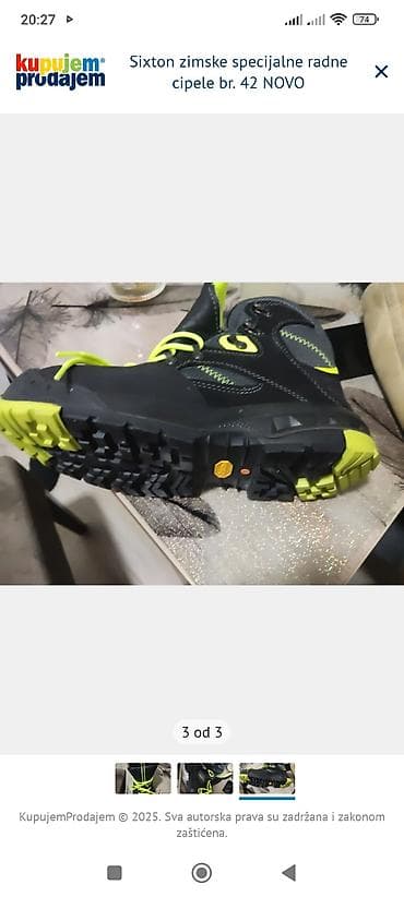 Safety work boots: Sixton Peak zimske specijalne radne cipele – broj 42 - Model sa at lalafo.rs — 3 Safety work boots: Sixton Peak zimske specijalne radne cipele – broj 42 - Model sa — 3