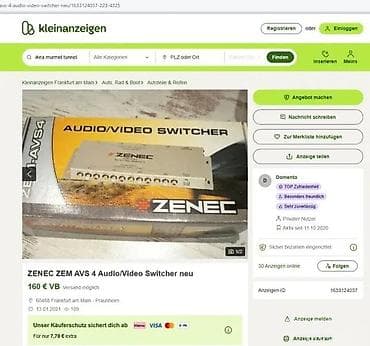 prsluk jaknica mango u: ZENEC ZEN-AV24 Audio-Video Switcher 4 Opis: - 4-kanalni AV preklopnik at lalafo.rs — 6 prsluk jaknica mango u: ZENEC ZEN-AV24 Audio-Video Switcher 4 Opis: - 4-kanalni AV preklopnik — 6