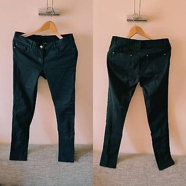 pantalone butiku ali: Ženske pantalone Flame, tamnozelene/teget nijanse, slim kroj. - na lalafo.rs — 2 pantalone butiku ali: Ženske pantalone Flame, tamnozelene/teget nijanse, slim kroj. - — 2