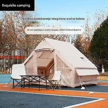 Camping equipment: Naduvni šator od oksfordske tkanine sa elektricnom pumpom Glavne at lalafo.rs — 4 Camping equipment: Naduvni šator od oksfordske tkanine sa elektricnom pumpom Glavne — 4