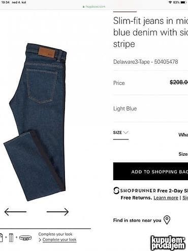 Original Hugo Boss Orange farmerice 34 100% cotton na lalafo.rs — 4 Original Hugo Boss Orange farmerice 34 100% cotton — 4