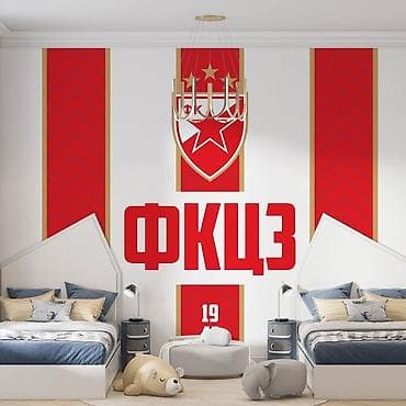 Home & Garden: Zidne fototapete sa motivima FK Crvena zvezda - Tematski dizajn za at lalafo.rs — 9 Home & Garden: Zidne fototapete sa motivima FK Crvena zvezda - Tematski dizajn za — 9