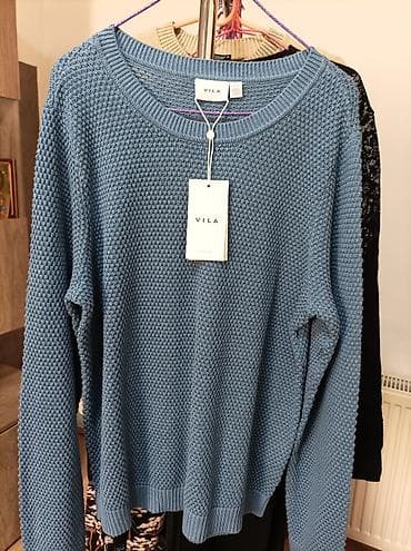 VILA ženski džemper - Model: pleteni džemper sa teksturiranim (pika) at lalafo.rs — 1 VILA ženski džemper - Model: pleteni džemper sa teksturiranim (pika) — 1