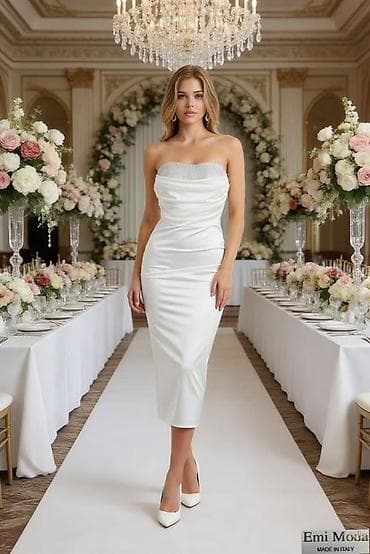 🔥Elegantna svečana haljina bez bretela - Kroj: uska silueta koja na lalafo.rs — 3 🔥Elegantna svečana haljina bez bretela - Kroj: uska silueta koja — 3