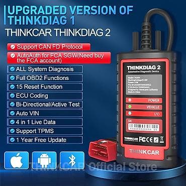 Transport: THINKCAR Thinkdiag 2 Bluetooth CAN FD OBD2, 1 godina softver, 15 at lalafo.rs — 10 Transport: THINKCAR Thinkdiag 2 Bluetooth CAN FD OBD2, 1 godina softver, 15 — 10