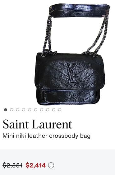 Saint Laurent medium Niki leather crossbody bag. YSL kožna torba, 2 at lalafo.rs — 7 Saint Laurent medium Niki leather crossbody bag. YSL kožna torba, 2 — 7
