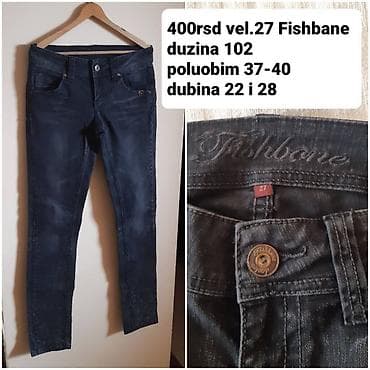 Ženske farmerke Fishbone, model skinny u tamno sivoj/izbledeloj na lalafo.rs — 1 Ženske farmerke Fishbone, model skinny u tamno sivoj/izbledeloj — 1