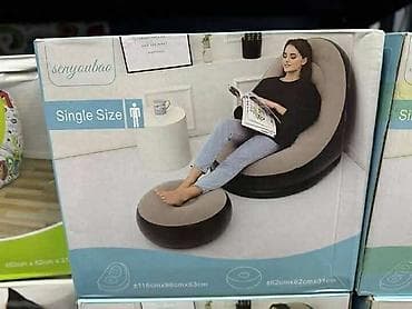 11. Fotelja sa tabureom na naduvavanje Lazy Bag na vazduh Fotelja na na lalafo.rs — 3 11. Fotelja sa tabureom na naduvavanje Lazy Bag na vazduh Fotelja na — 3