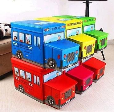 Školski autobus tabure + kutija za igračke – Crveni 🚌❤️ Kutija za na lalafo.rs — 4 Školski autobus tabure + kutija za igračke – Crveni 🚌❤️ Kutija za — 4