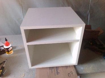 Noćni Ormaric 6 Materijal: Univer ploča debljine 18 mm u belom na lalafo.rs — 1 Noćni Ormaric 6 Materijal: Univer ploča debljine 18 mm u belom — 1