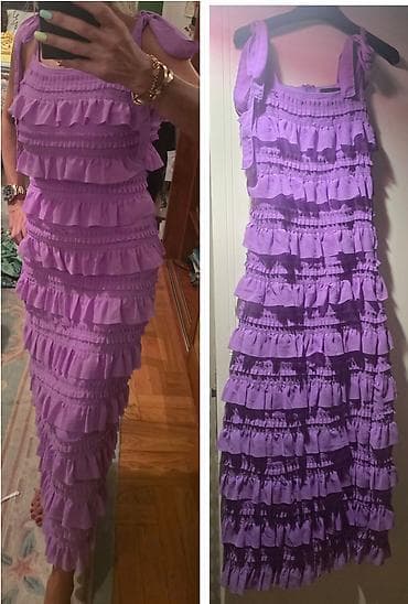 Haljinica boje lila 💜 Dugacka, sa karnerima sa obe strane, ljubičasta na lalafo.rs — 5 Haljinica boje lila 💜 Dugacka, sa karnerima sa obe strane, ljubičasta — 5