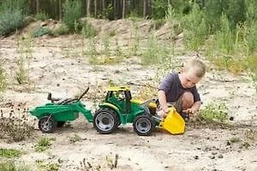 Toy Vehicles & Accessories: LENA Giants – veliki traktor sa prednjim utovarivačem i prikolicom - at lalafo.rs — 6 Toy Vehicles & Accessories: LENA Giants – veliki traktor sa prednjim utovarivačem i prikolicom - — 6