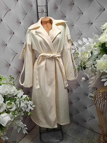 💫Ženski dugi kaput sa pojasom – tri nijanse bež po veoma povoljnoj na lalafo.rs — 3 💫Ženski dugi kaput sa pojasom – tri nijanse bež po veoma povoljnoj — 3
