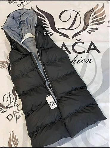 Prsluk sa dva lica. S M L XL Cena 3300 dinara 🖤🩶 at lalafo.rs — 5 Prsluk sa dva lica. S M L XL Cena 3300 dinara 🖤🩶 — 5