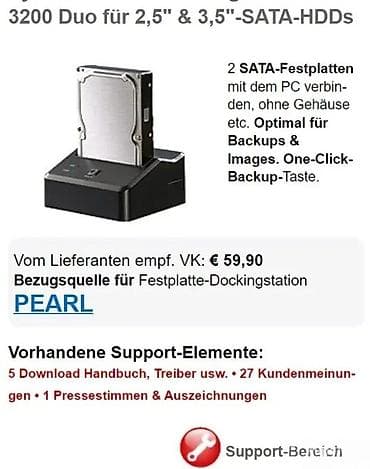 USB dok stanica za HDD/SSD – za 2.5" i 3.5" SATA diskove, Duo - na lalafo.rs — 3 USB dok stanica za HDD/SSD – za 2.5" i 3.5" SATA diskove, Duo - — 3