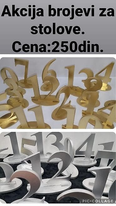 Set figura, bоја - Zlatna, Novo na lalafo.rs Set figura, bоја - Zlatna, Novo