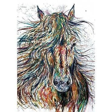 Apstraktna slika konja – ručno rađena umetnička kompozicija - Motiv na lalafo.rs Apstraktna slika konja – ručno rađena umetnička kompozicija - Motiv