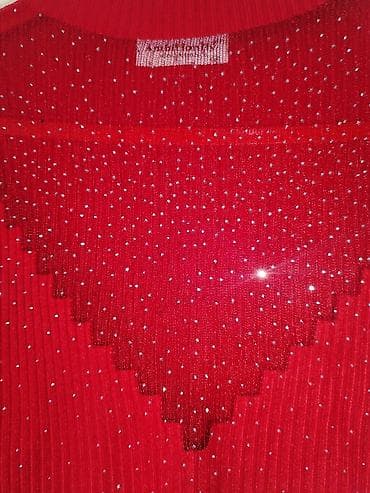 Crveni ženski džemper Ambitionfly Collection - Model: usko rebrasti na lalafo.rs — 4 Crveni ženski džemper Ambitionfly Collection - Model: usko rebrasti — 4