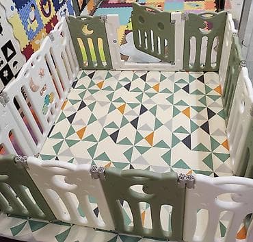 Ogradica za bebe i malu decu sa vratancima i aktivnim panelom - na lalafo.rs Ogradica za bebe i malu decu sa vratancima i aktivnim panelom -